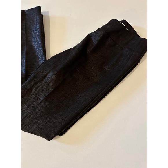 Lena Gabrielle Women's Black Textured Pants Size 6 - Picture 4 of 9